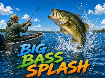 Original Big Bass Splash poster on CroreBet slots.