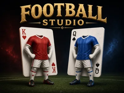 Original Football Studio poster on CroreBet game shows.