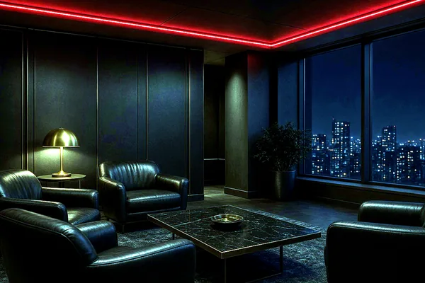 A lounge still with CroreBet Andar Bahar copy.