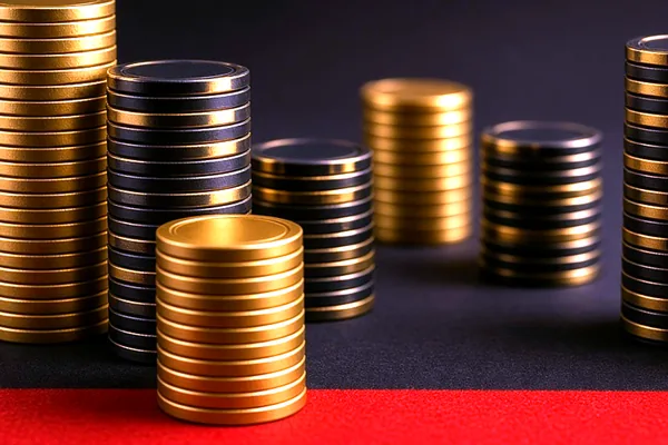 Gold chips on the CroreBet JetX page.