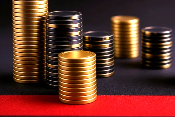 Gold chips on the CroreBet Lightning Roulette page.