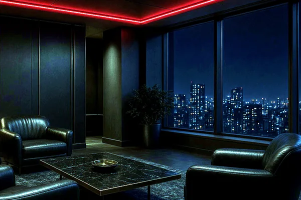 A quiet lounge still for CroreBet responsible play copy.