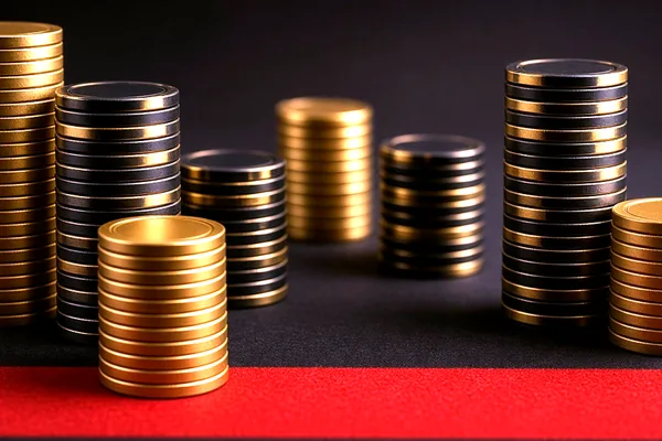 Gold chips on the CroreBet Teen Patti page.