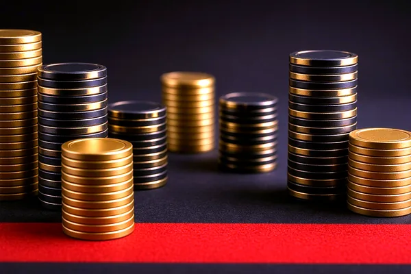 Gold chips in a quiet room for CroreBet VIP copy.